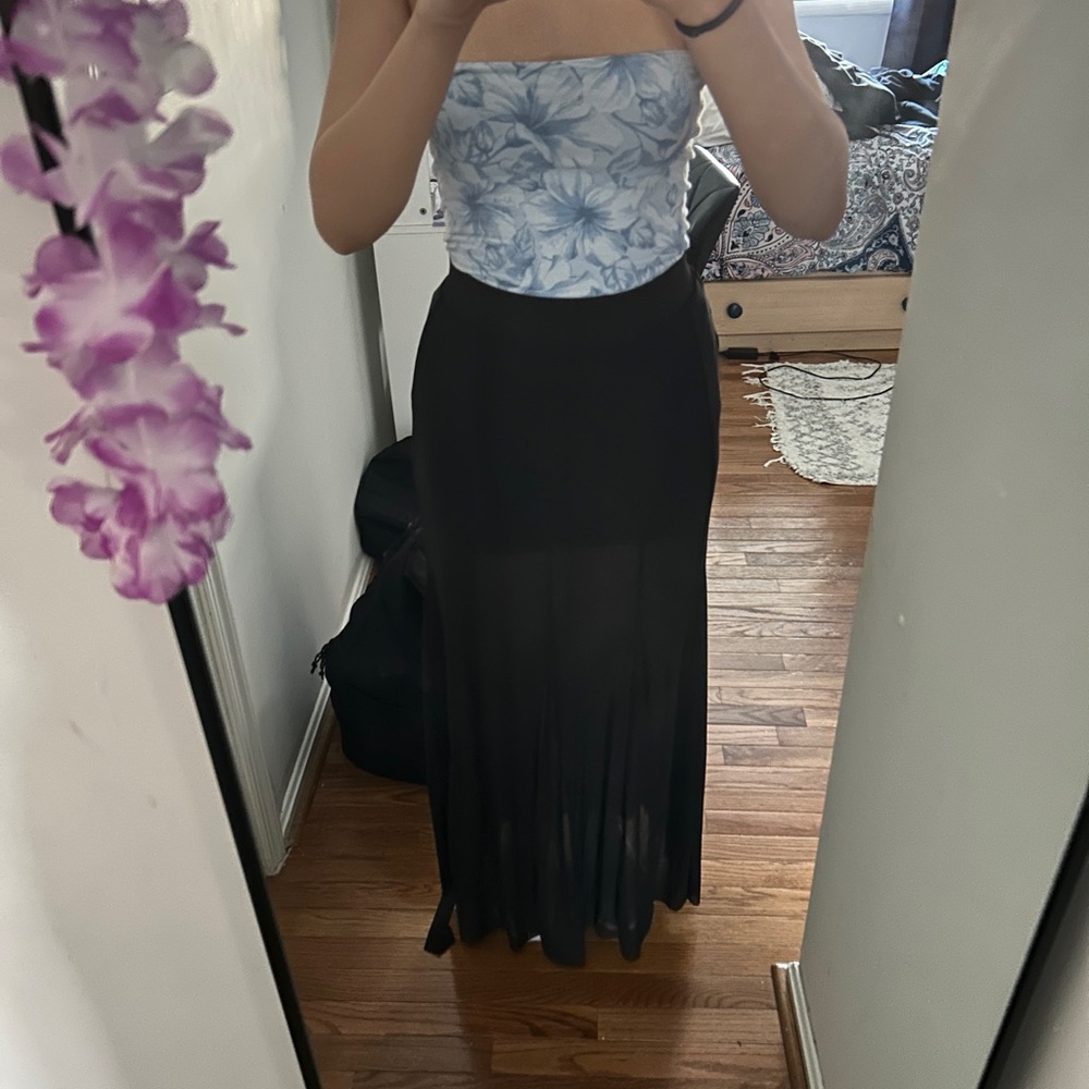 Chic Black A-Line Women's Skirt